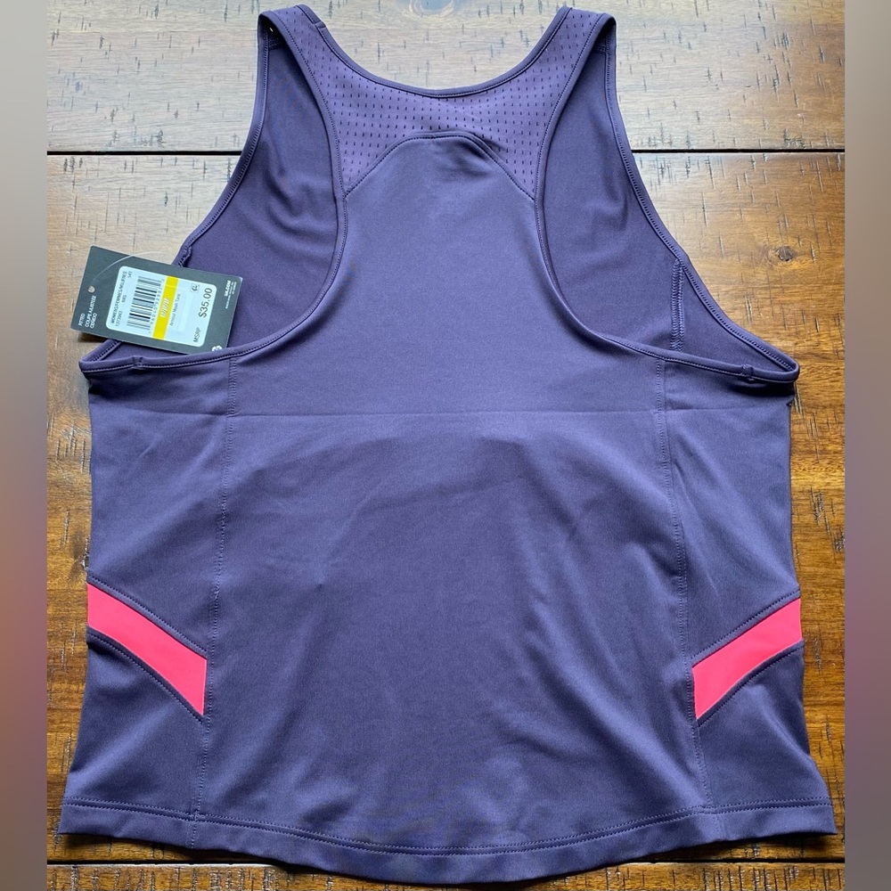 •NWT•Under Armour Women’s Armor Mesh Fitted Tank Top- Tux Purple/Pink Shock - Picture 7 of 13